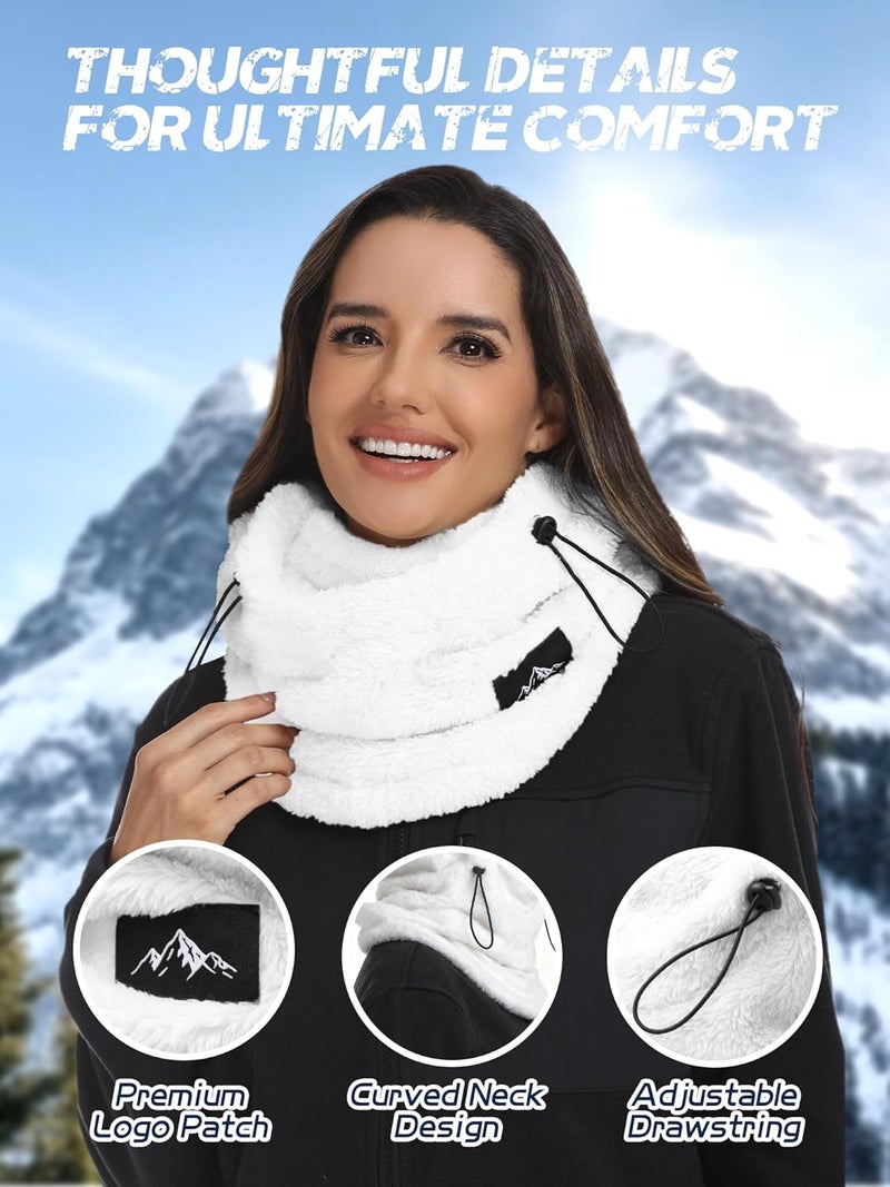 Bagavs Ski Mask Balaclava for Women Men Windproof Fleece Winter Face Mask Cold Weather Hat Neck Warmer - Image 5